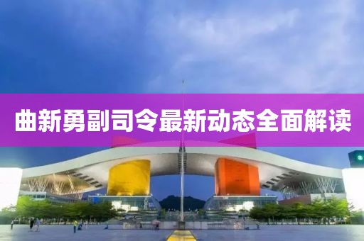 曲新勇副司令最新動態(tài)全面解讀