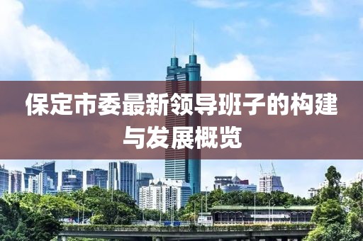 保定市委最新領(lǐng)導(dǎo)班子的構(gòu)建與發(fā)展概覽