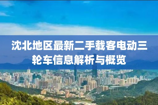 沈北地區(qū)最新二手載客電動三輪車信息解析與概覽