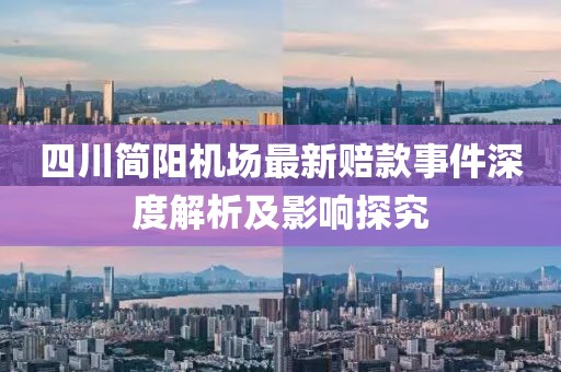 四川簡陽機場最新賠款事件深度解析及影響探究