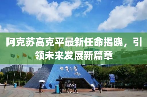 阿克蘇高克平最新任命揭曉，引領(lǐng)未來發(fā)展新篇章