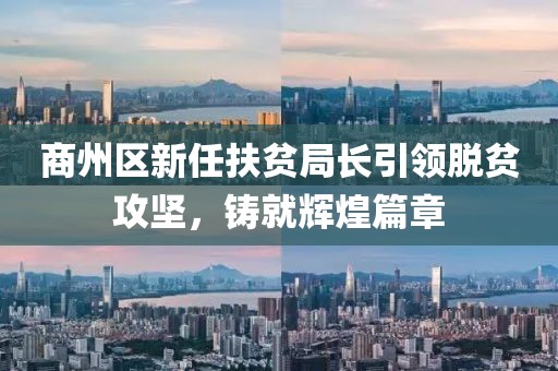 商州區(qū)新任扶貧局長(zhǎng)引領(lǐng)脫貧攻堅(jiān)，鑄就輝煌篇章