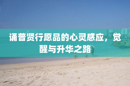 誦普賢行愿品的心靈感應(yīng)，覺醒與升華之路